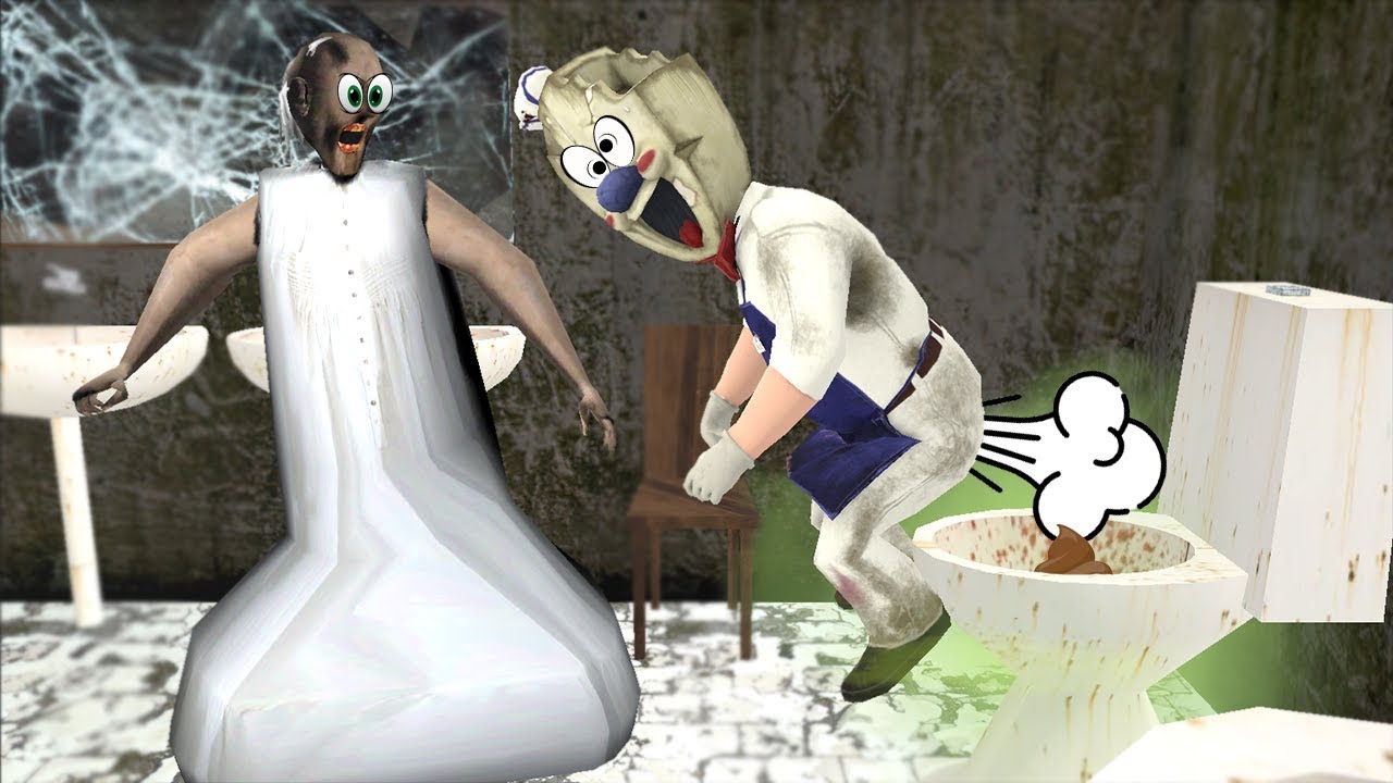 Evil Nun vs Ice Scream vs Granny funny animation part 66