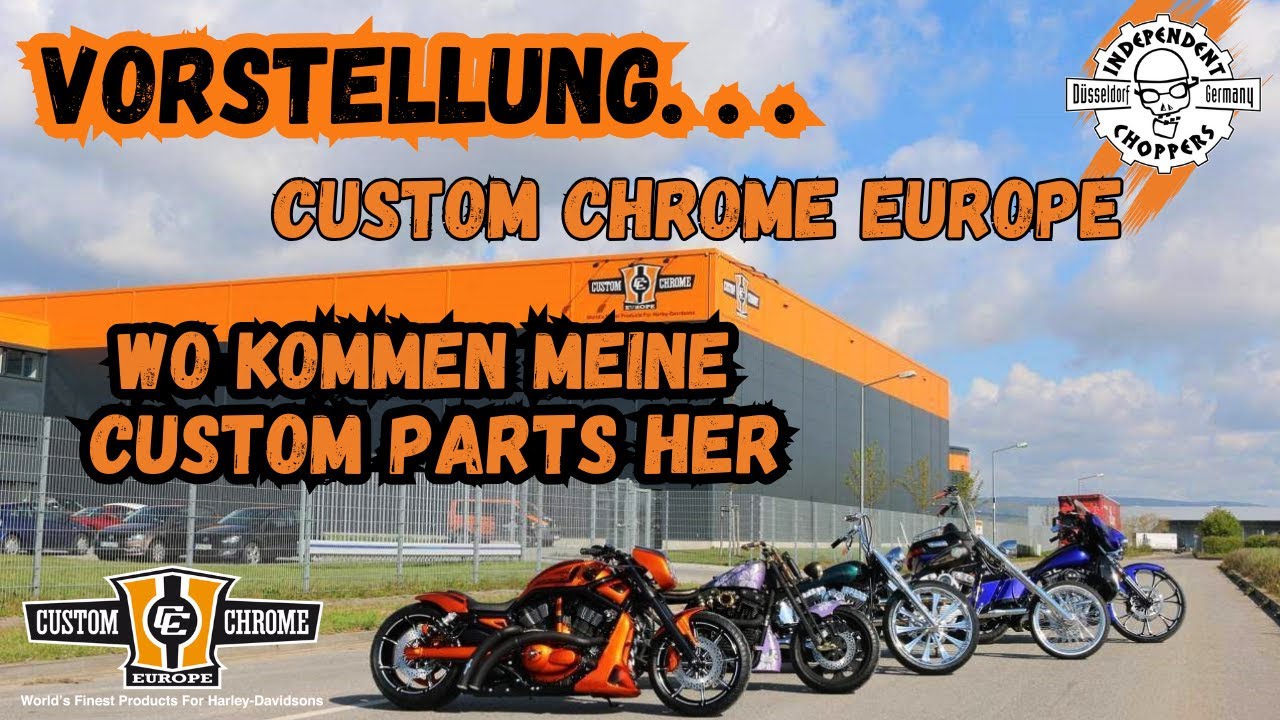 Independent Choppers meets Custom Chrome Europe. Basti läuft für seine Teile!