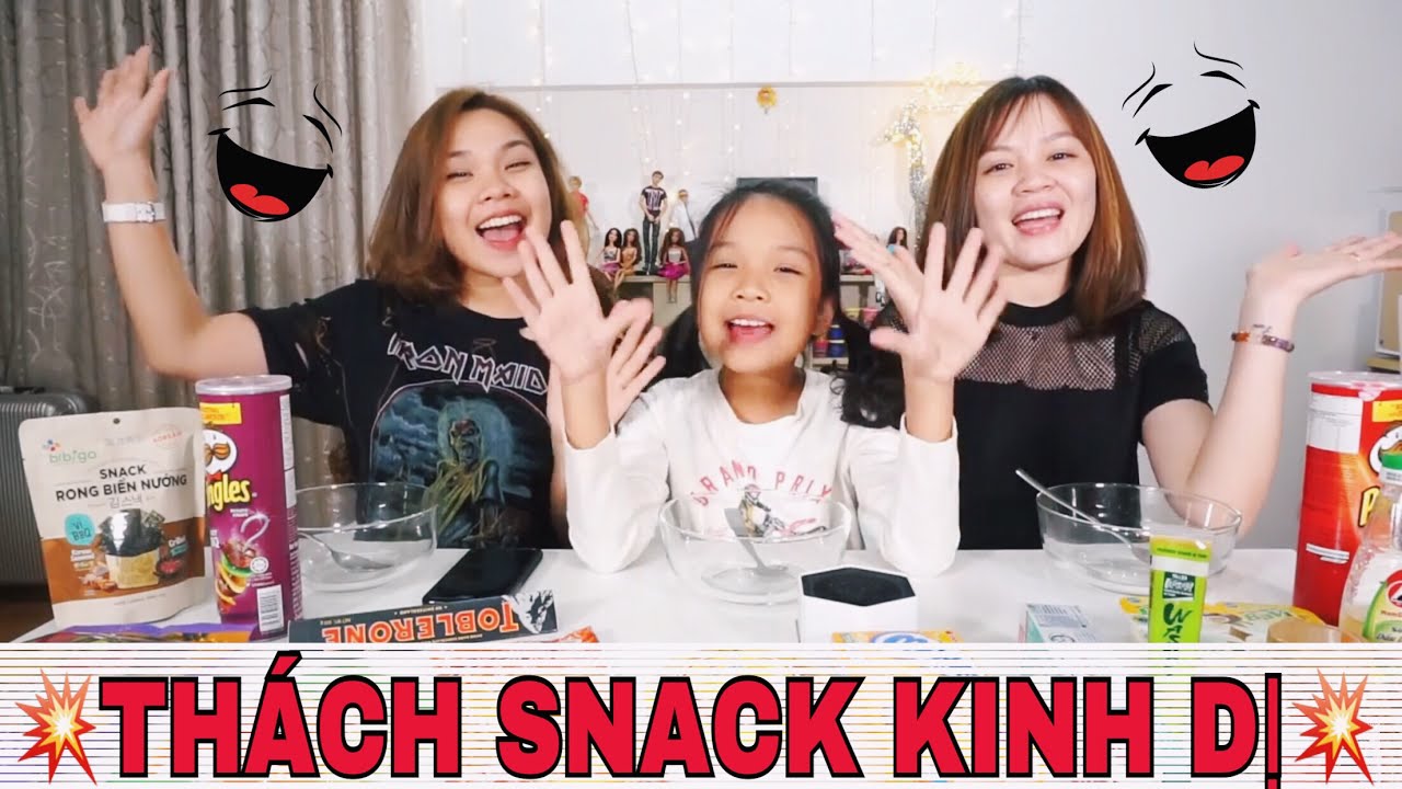 THÁCH SNACK KINH DỊ: AI SẼ ĂN KẸO DẺO VỚI GIẤM?- SONG THƯ CHANNEL[Clip Hài Hước]