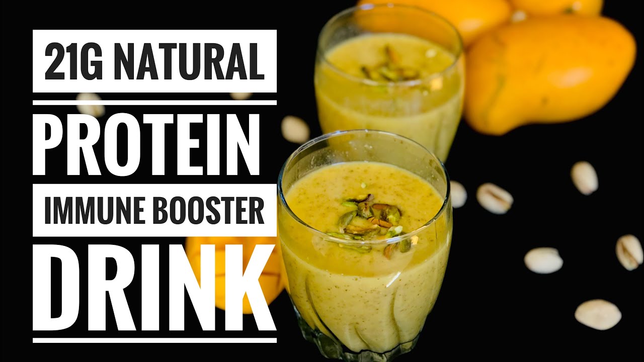 HEALTHY 21g💪 NATURAL PROTEIN | SUMMER SPECIAL IMMUNE BOOSTER DRINK