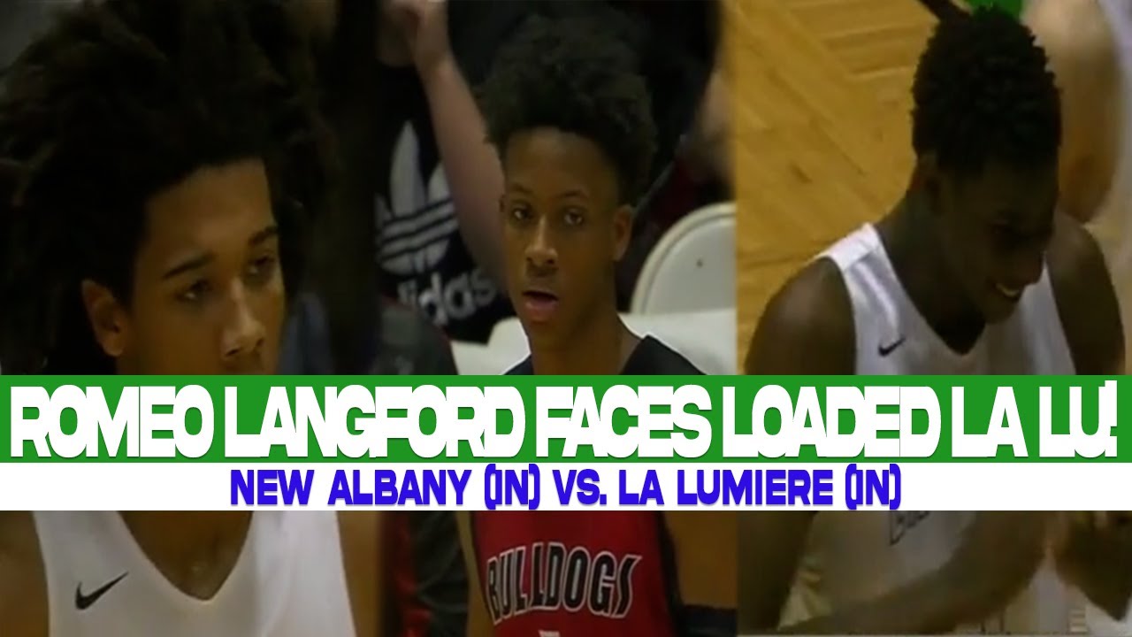 Romeo Langford face La Lumiere in PACKED New Castle Gym! - 2016 ESPN Highlights