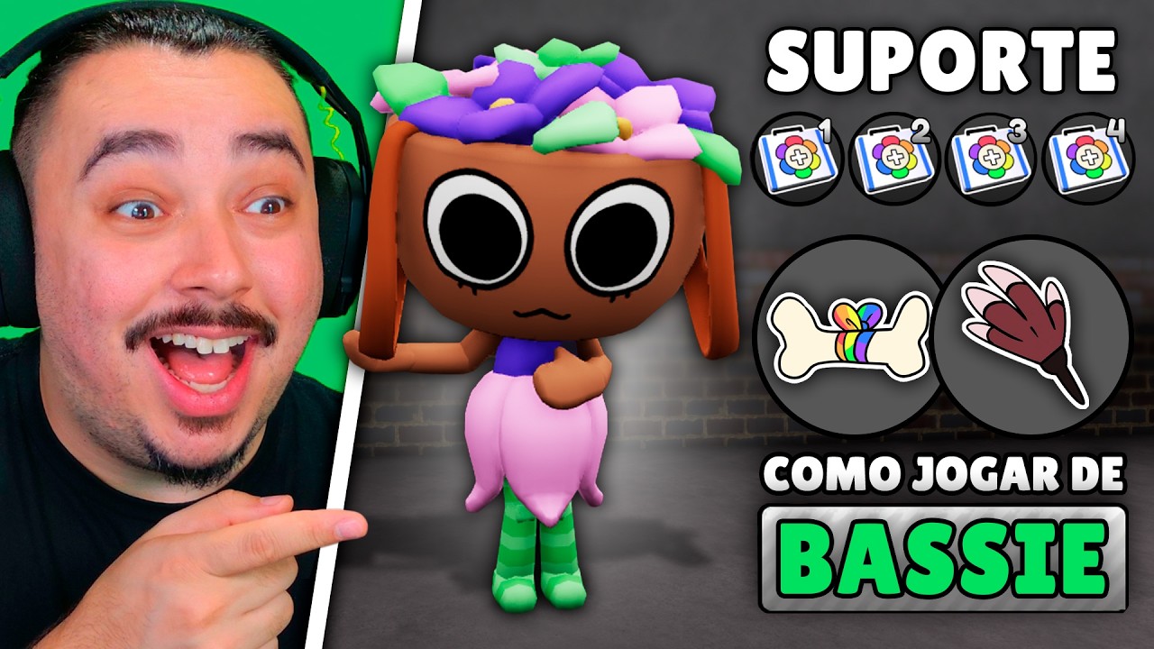 COMO JOGAR DE BASSIE - TRINKETS, HABILIDADES E POSICIONAMENTO!! | DANDY'S WORLD - ROBLOX