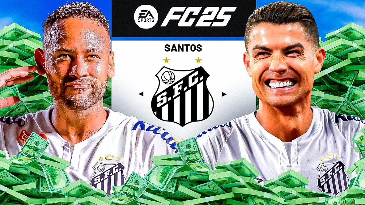Eu INVESTI 1 BILHÃO de Dólares no SANTOS