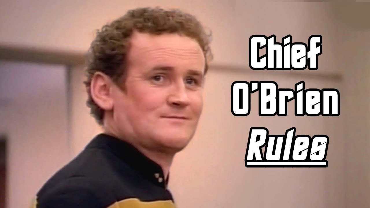 Chief Miles O'Brien Rules: the most important person in Star Trek history!