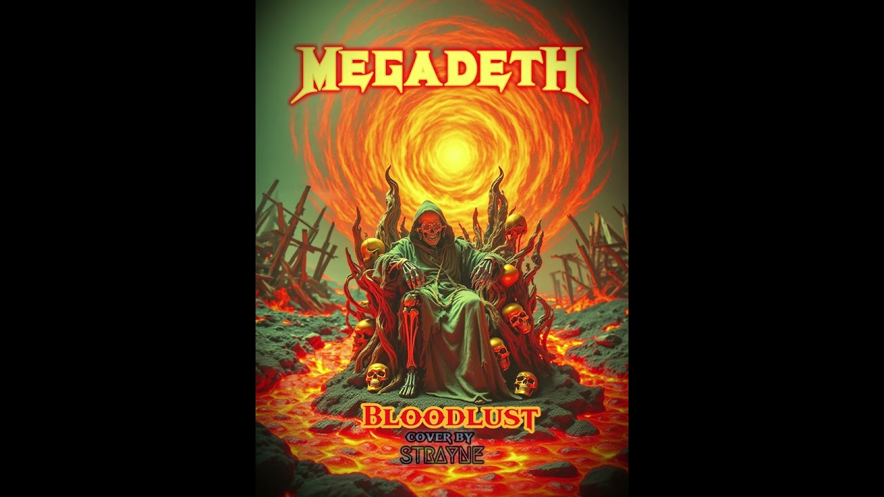 BLOODLUST - Megadeth FULL SONG Cover by STRAYNE #megadeth #davemustaine #tippingpoint #bloodlust