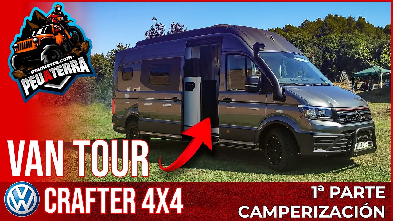 VAN TOUR Crafter 4motion 4x4 Larga 😁👍 | CAMPER 4x4 by Julià Camper | PEUATERRA