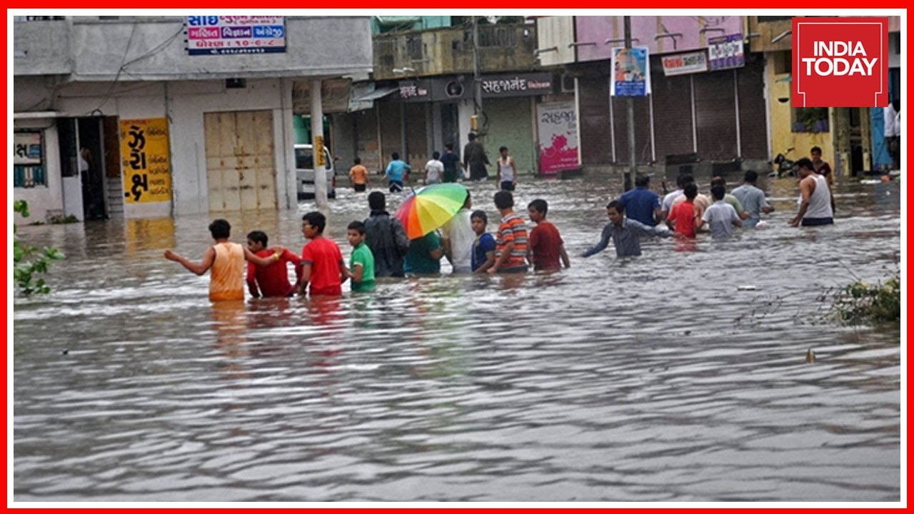 Heavy Rains Lead To Massive Floods in Gujarat