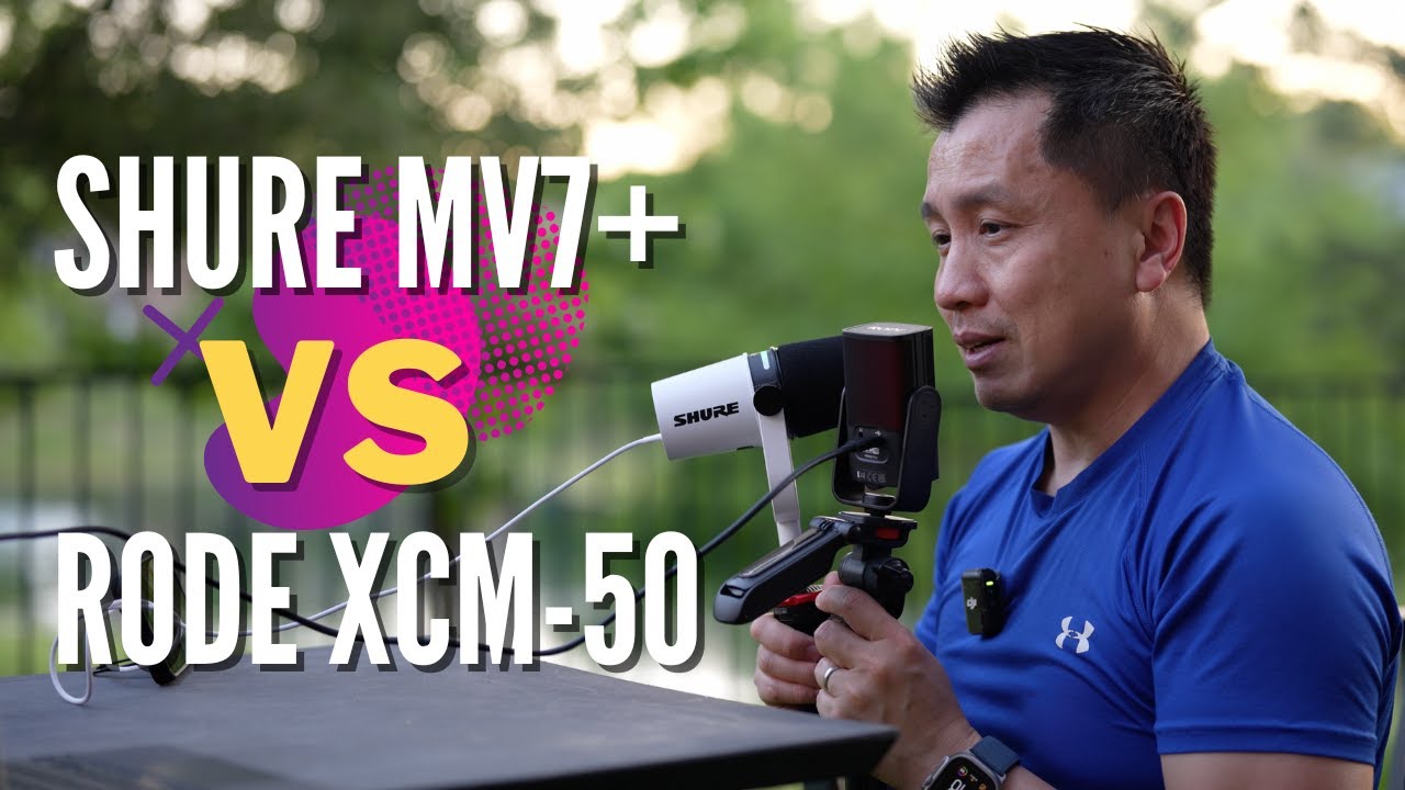 Сравнение: Shure MV7+ и USB-микрофон Rode X XCM-50