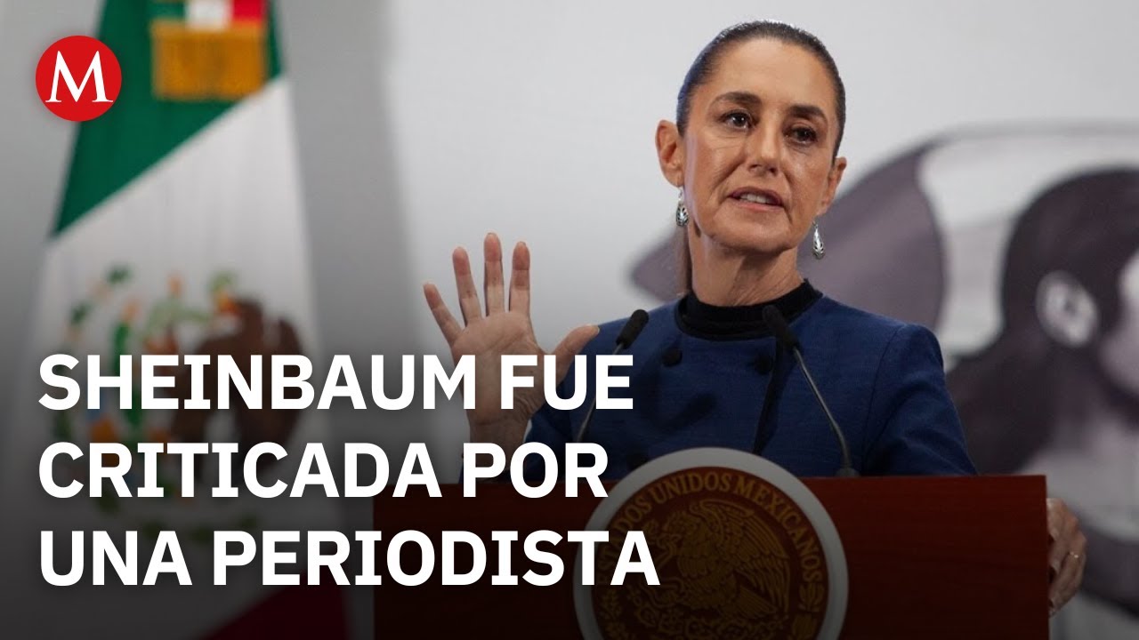 Reportera confronta a Sheinbaum por lujos y nepotismo en el gobierno