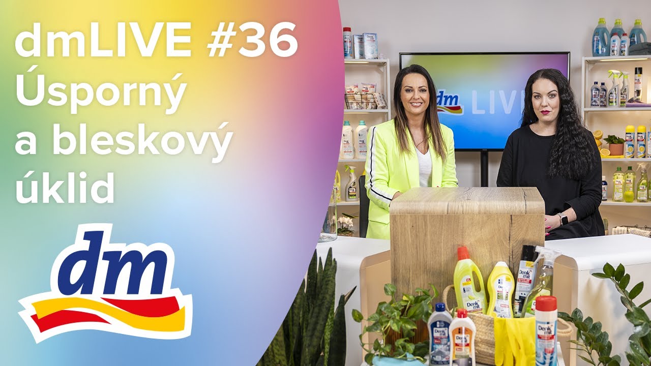 dmLIVE #36 Úsporný a bleskový úklid | dm drogerie