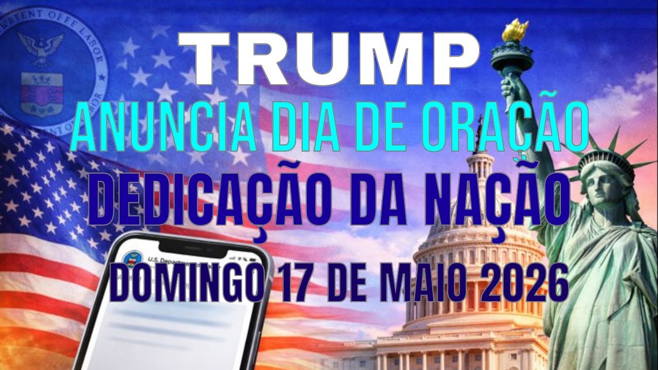 Pres. Trump Anuncia Dia de Dedicação da Nação a Deus - VD-990