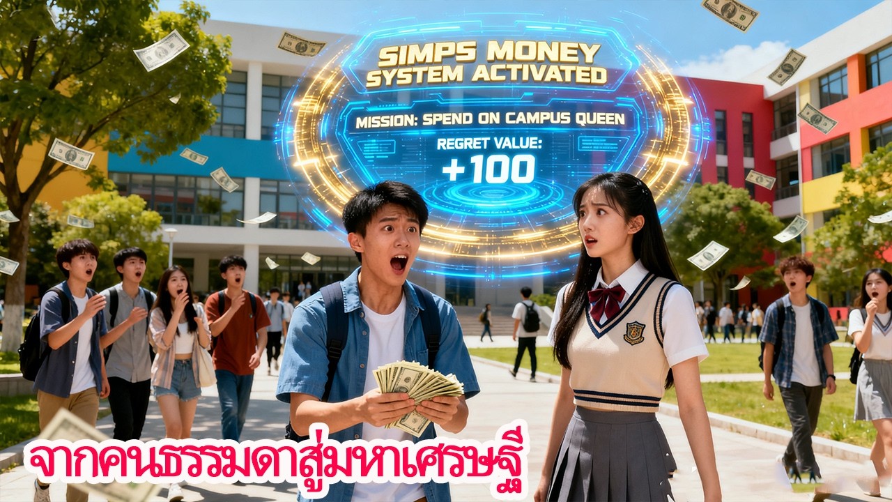ปลุกระบบเงินคนคลั่งรัก! ต้องใช้เงินให้สาวดาวมหาลัยเพื่อสะสมค่าความเสียใจ ไม่งั้นถูกลบตัวตน