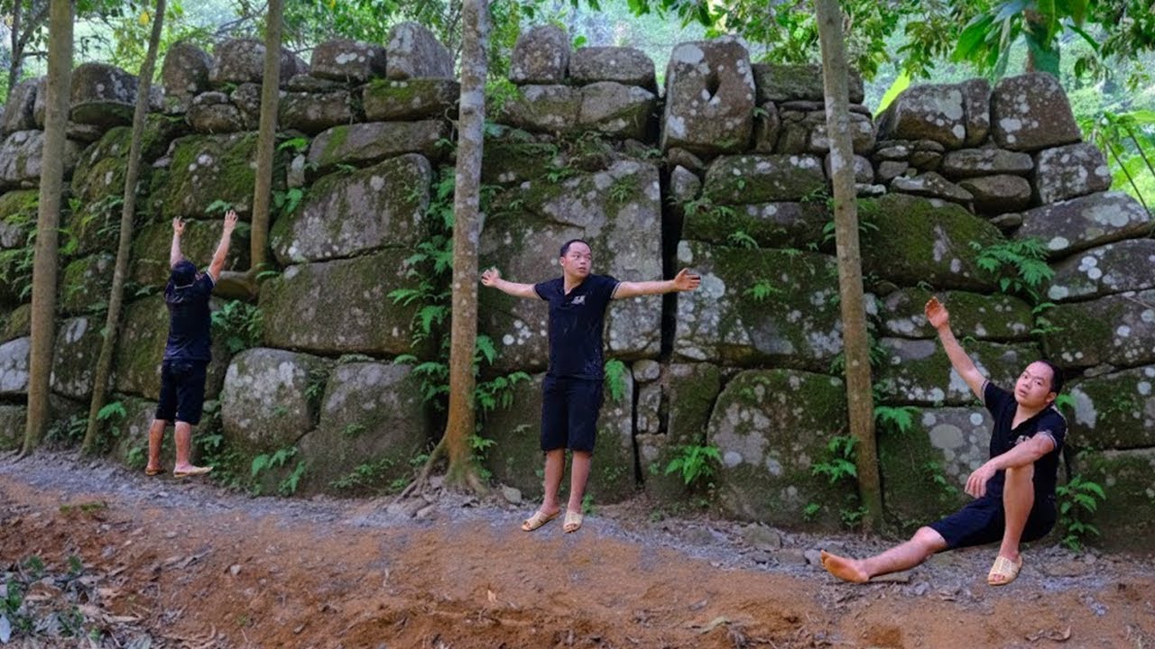 Building the Great Stone Wall from Scratch | Duong’s Epic Handcrafted Masterpiece