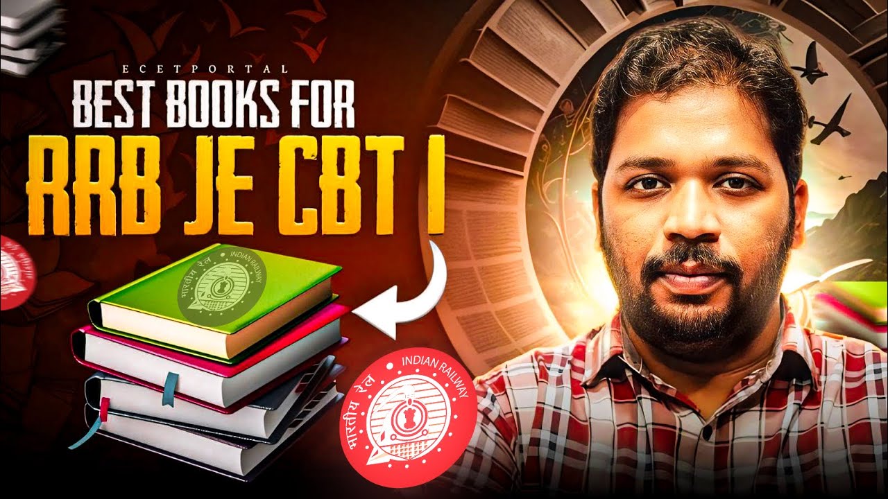 Best Books for RRB JE 2024 CBT 1 Exam! Top Expert Picks! 📚