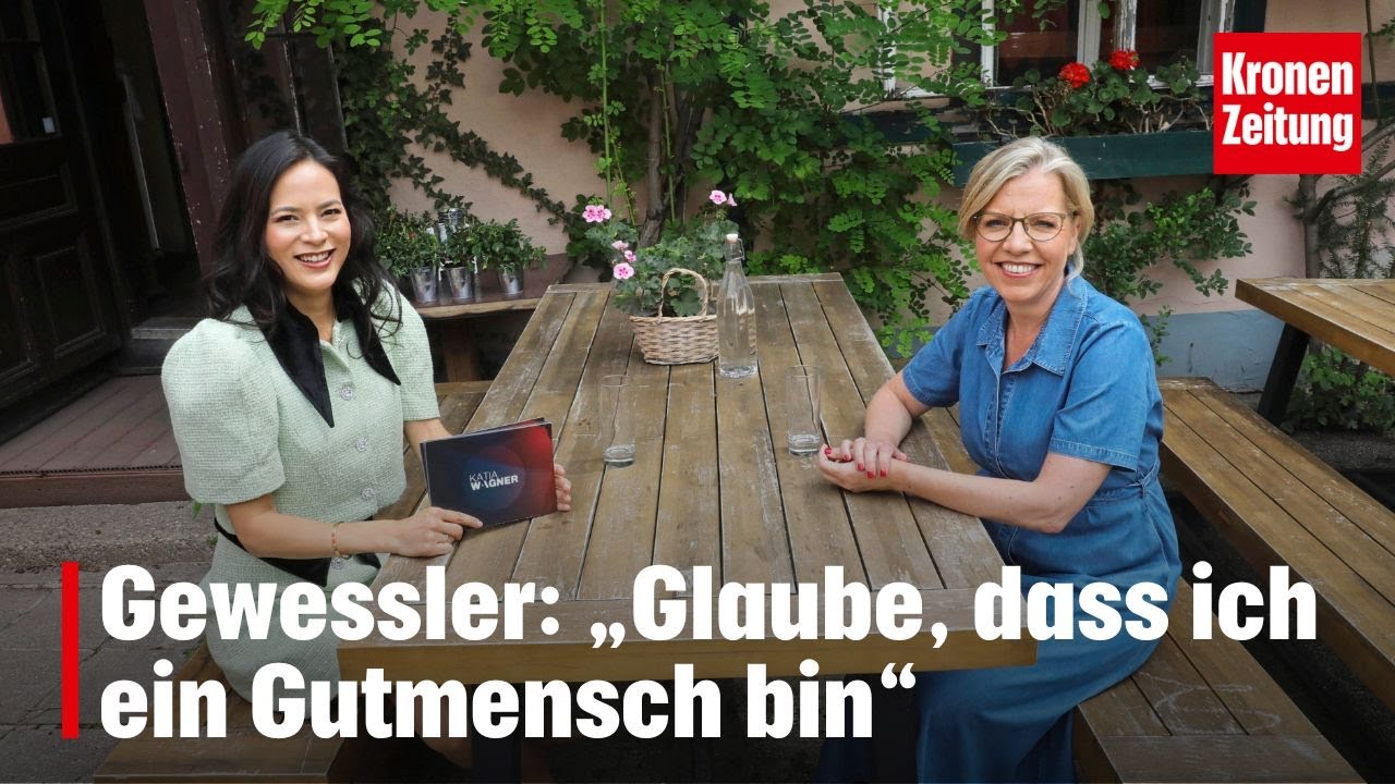 Gewessler: „Glaube, dass ich ein Gutmensch bin“ I KATIA WAGNER krone.tv