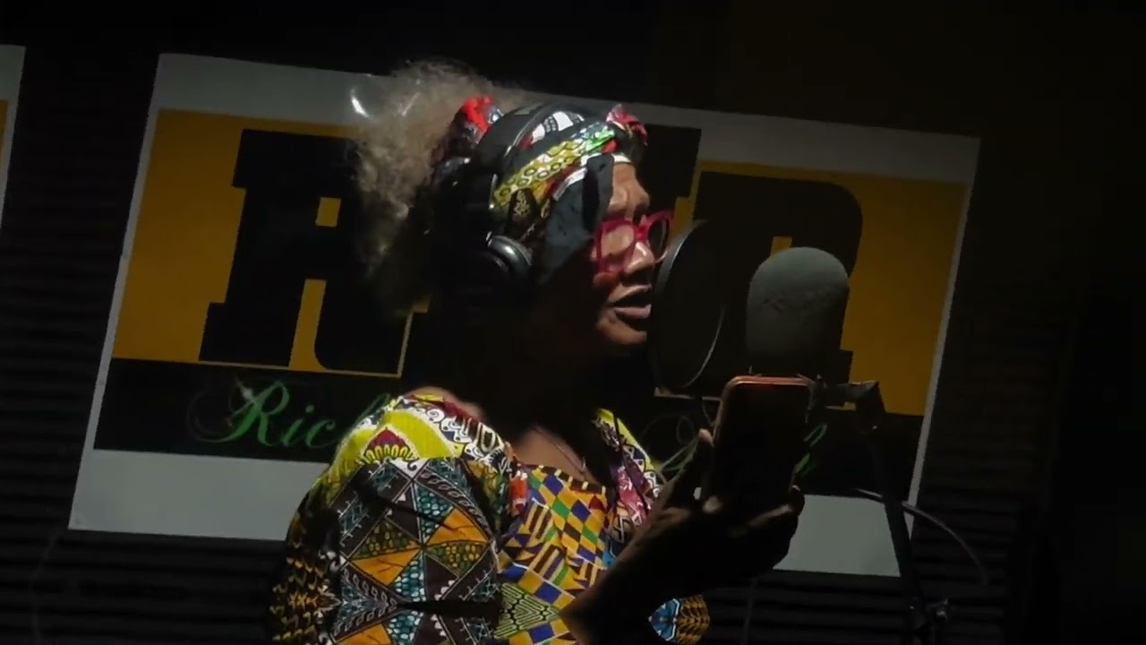 Marcia Griffiths recording - Fire Burning - Dubplate