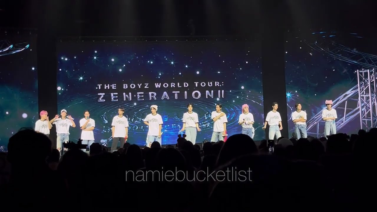 THE BOYZ (더보이즈): ending ment | Zeneration II in LA 240725