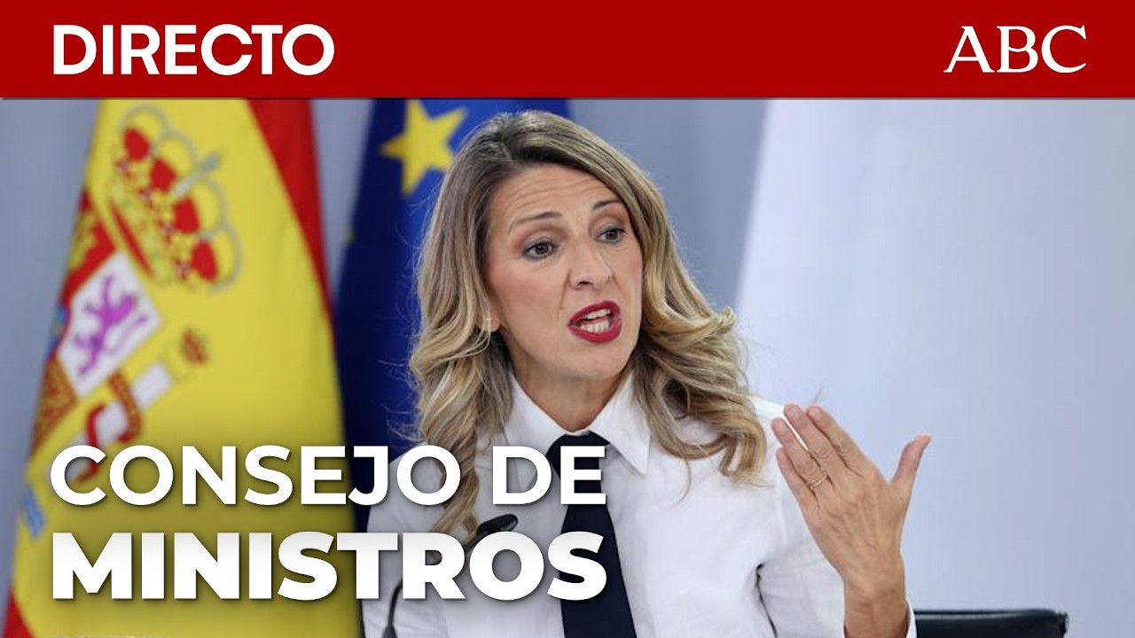 🔴 DIRECTO | RUEDA DE PRENSA tras el CONSEJO DE MINISTROS