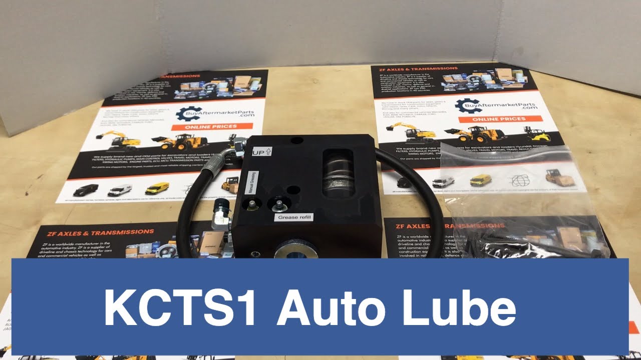 KCTS1 auto grease pump for hydraulic breaker | Auto lube system | 360° Product View