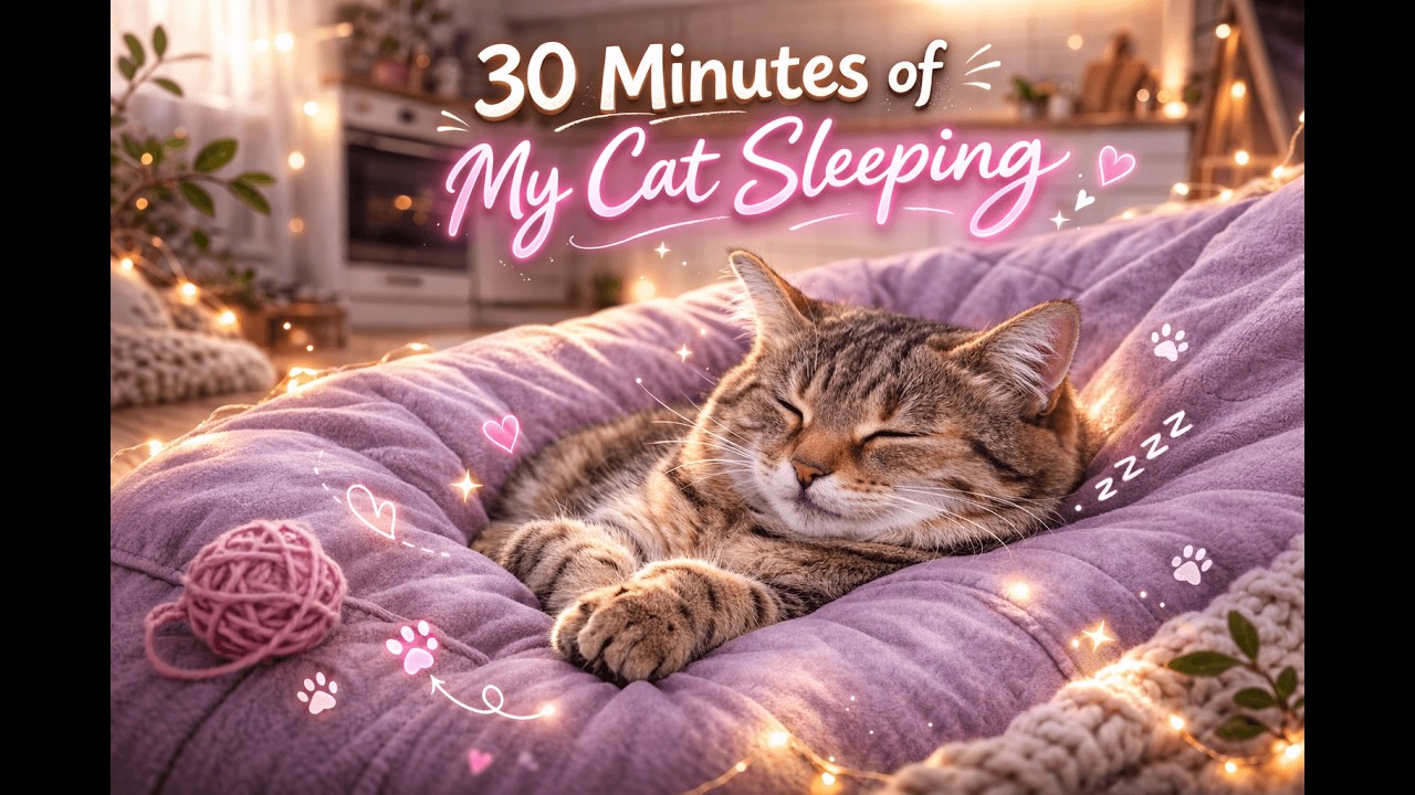 A Quiet Afternoon with a Sleeping Cat 🐾 (Deep Relaxation)