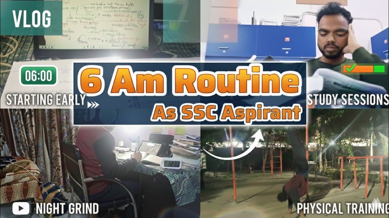 I Woke Up At 6 AM 😱 | Winter Morning Routine for Aspirants 🥶 | My SSC preparation 🎯📚