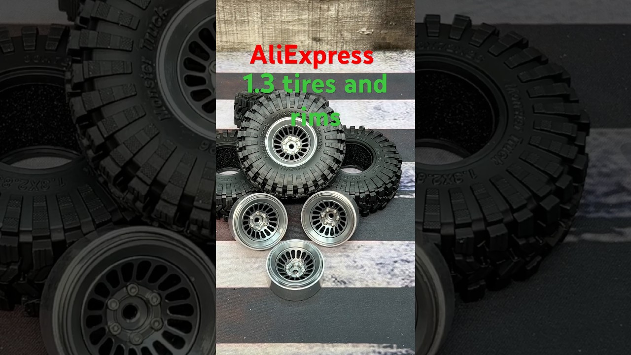 AliExpress 1.3 RC tires #aliexpress #rc #trx4m ￼