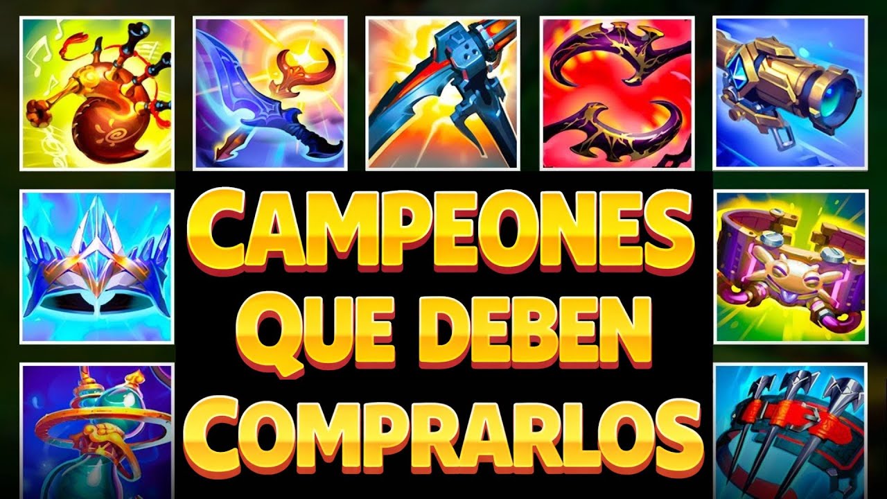 NUEVOS OBJETOS Y QUE CAMPEON DEBE COMPRARLOS