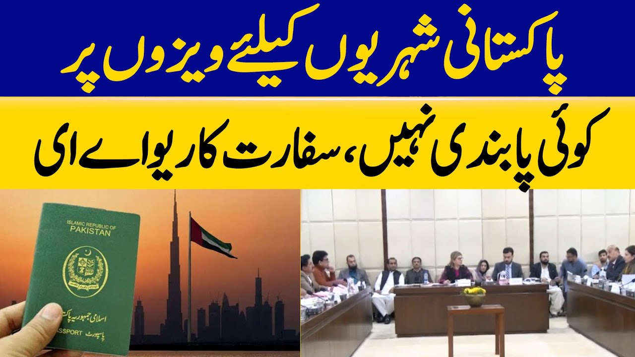 No Restrictions On Visas For Pakistani Citizens, UAE Diplomat | Dawn News