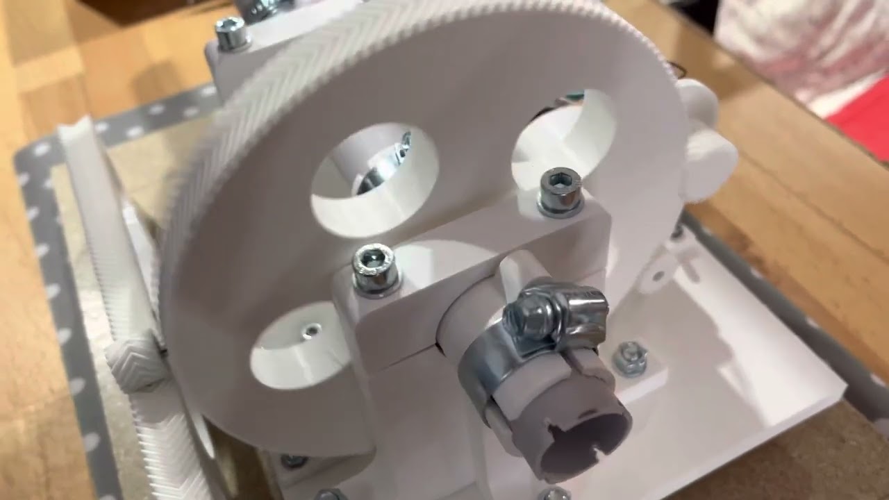 DIY 3d printed Arduino FFB Yoke - Pitch Gear Test
