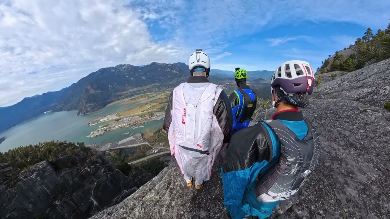 Wing Suit Base Jumping in Canada,South Gully - Insane Adventure!-