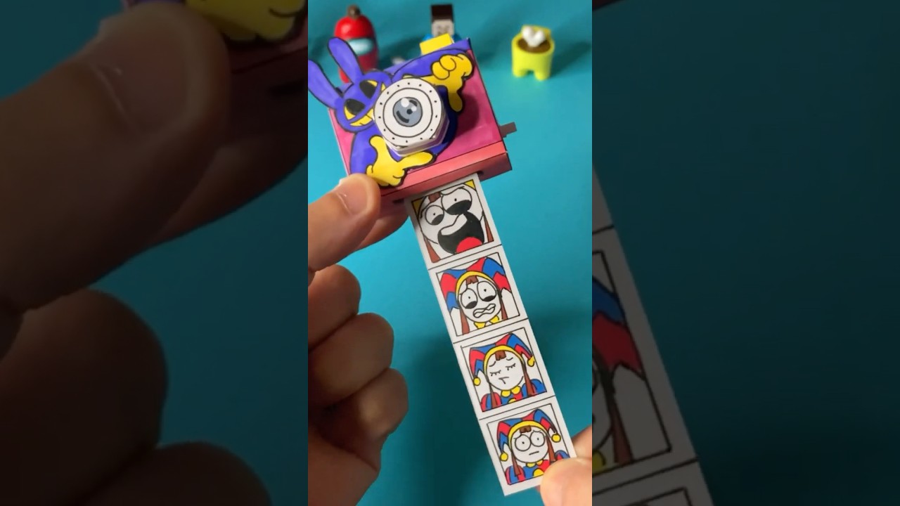 Get Ready for the CRAZIEST DIGITAL CIRCUS Paper Camera EVER Made!