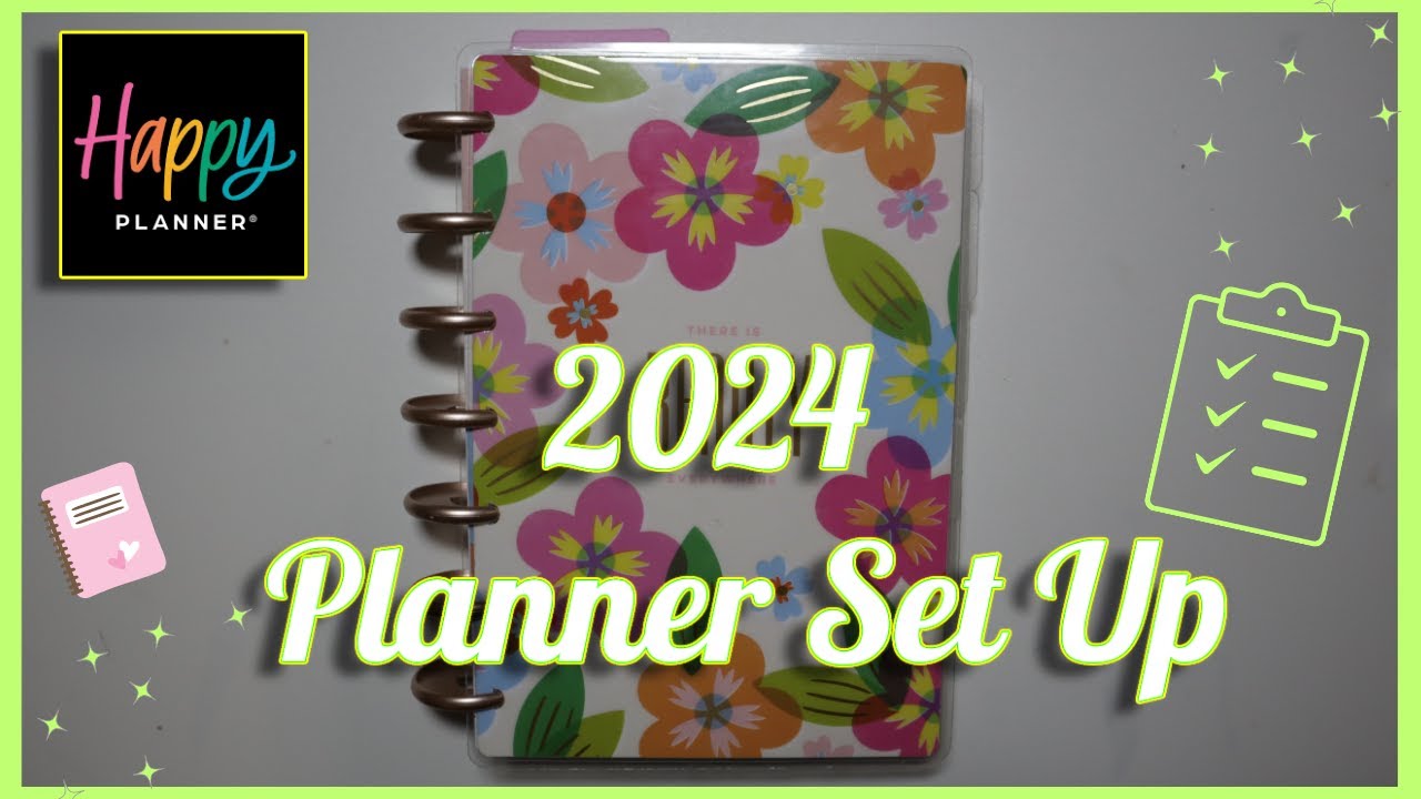 My 2024 Planner Setup | Mini Happy Planner📒
