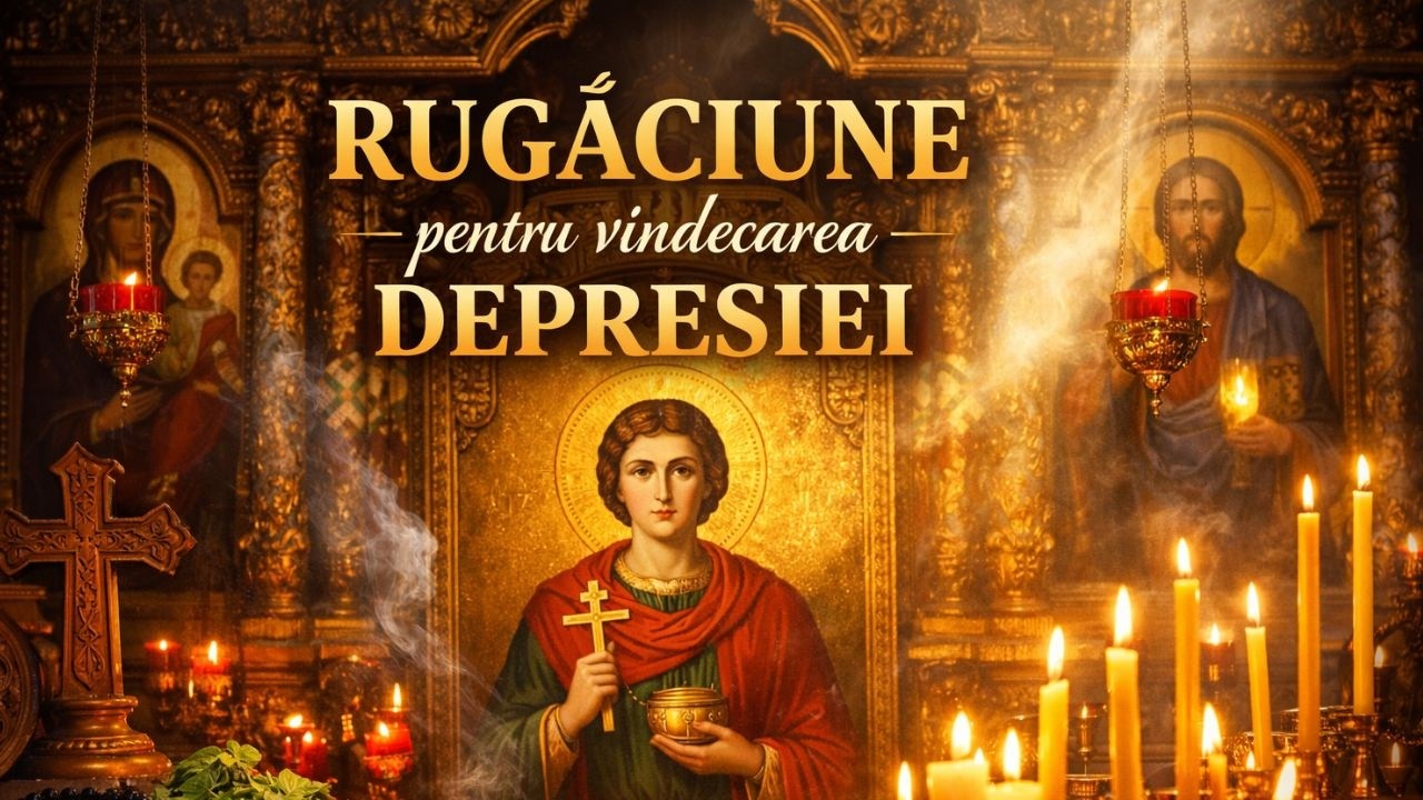 Când depresia te rănește, rostește rugăciunea Sf. Pantelimon pentru vindecare