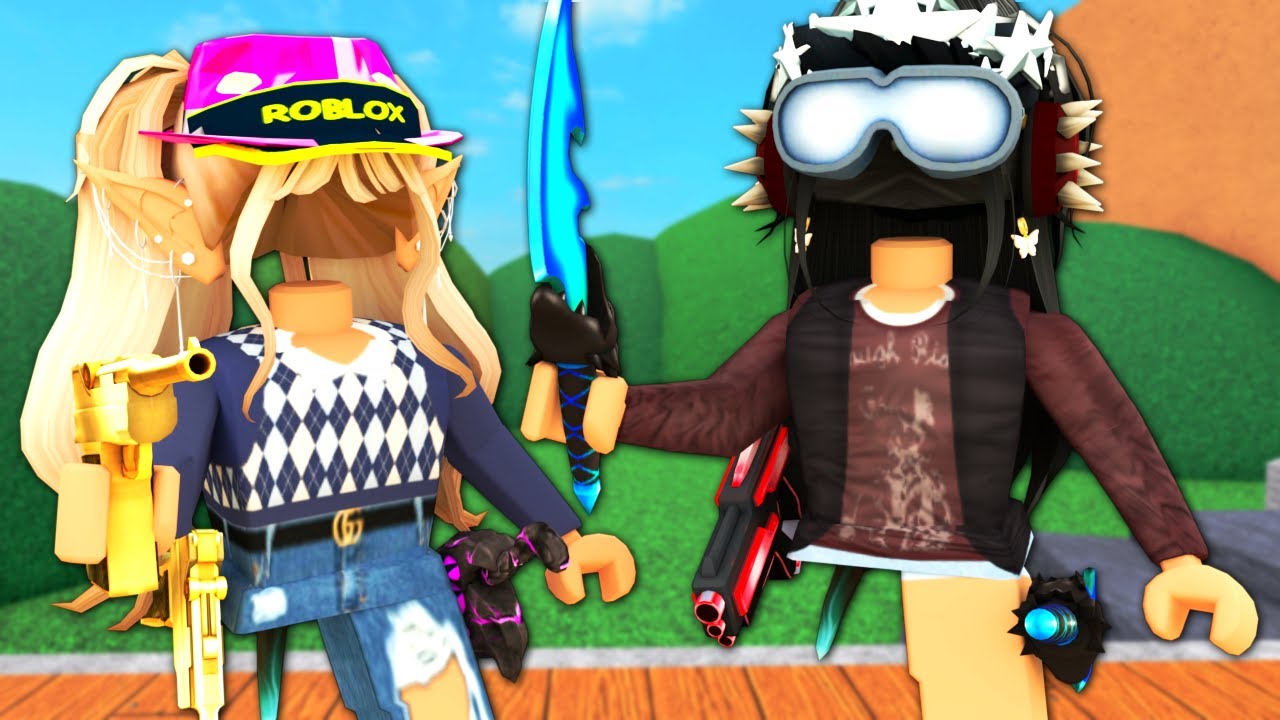 We pretended to be MM2 RICH GIRLS...