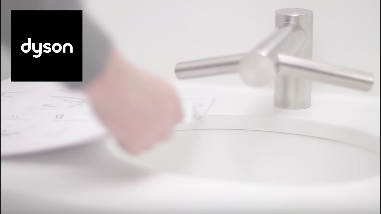 Как установить сушилки для рук Dyson AB09 и AB10