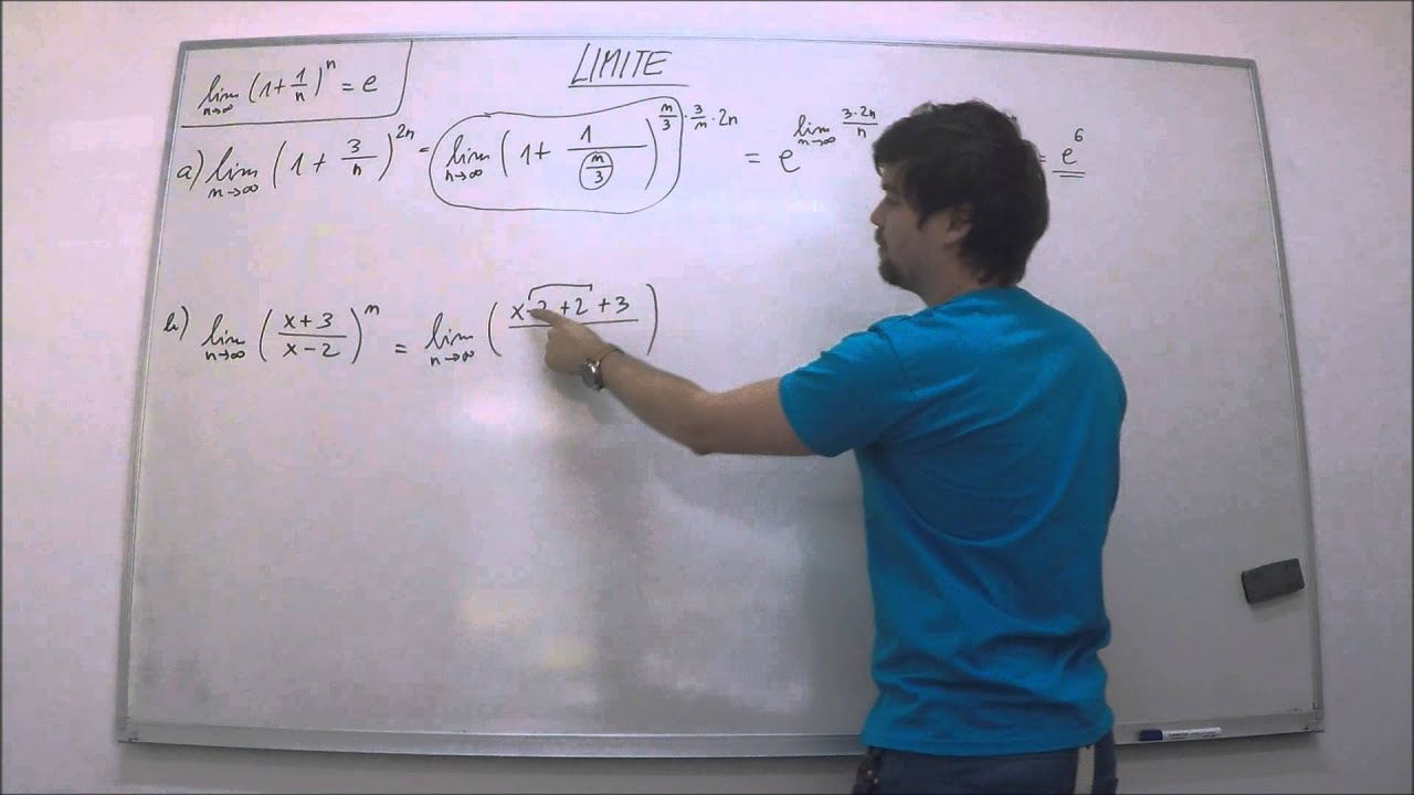 Limite s številom e | Inštrukcije matematike