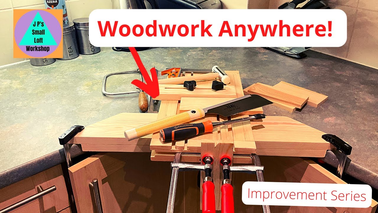 This mini workbench allows your to learn woodwork anywhere.