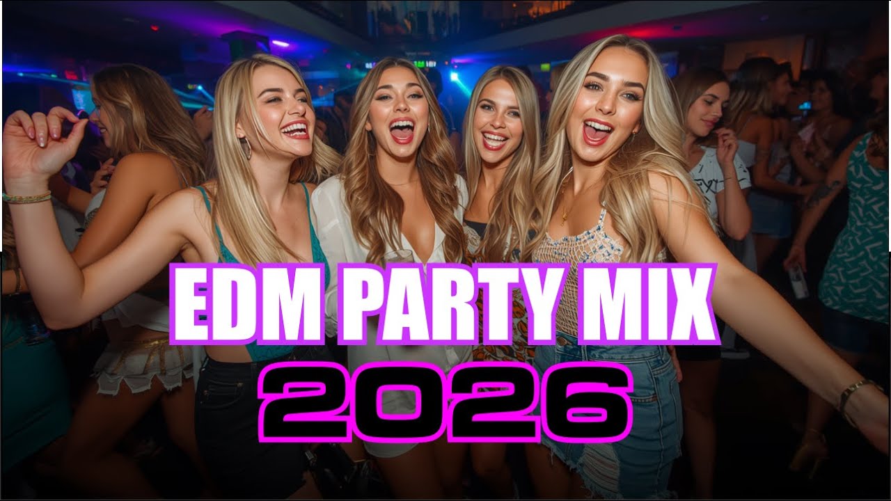 DJ EDM Party 2026 💃Disco Remix 2026 💃 Full Bass Anthem Party Music Mix