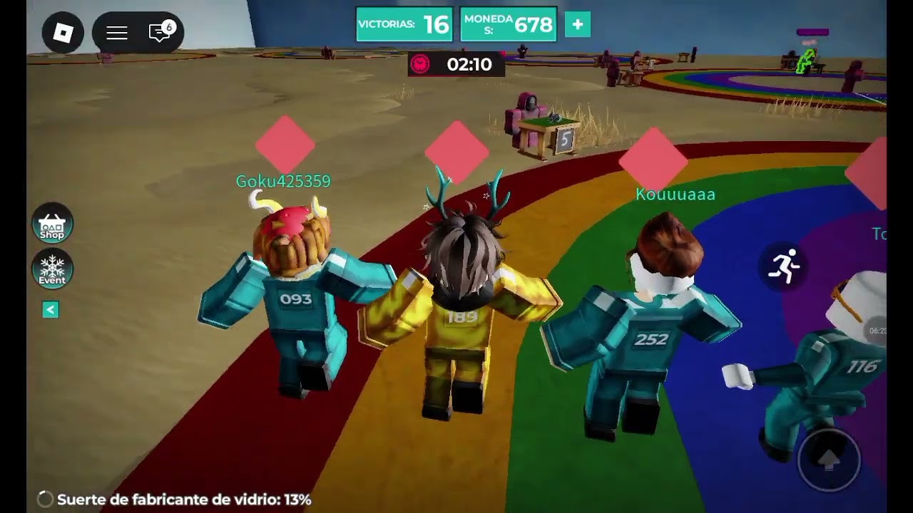 1 video jugando squid game