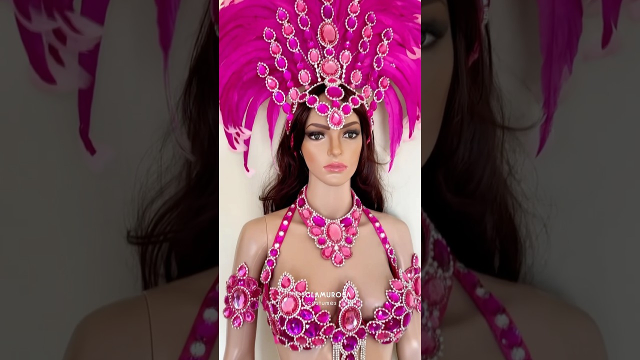 Bella Rosa samba costume • Available at MissGlamurosa.com Online Boutique
