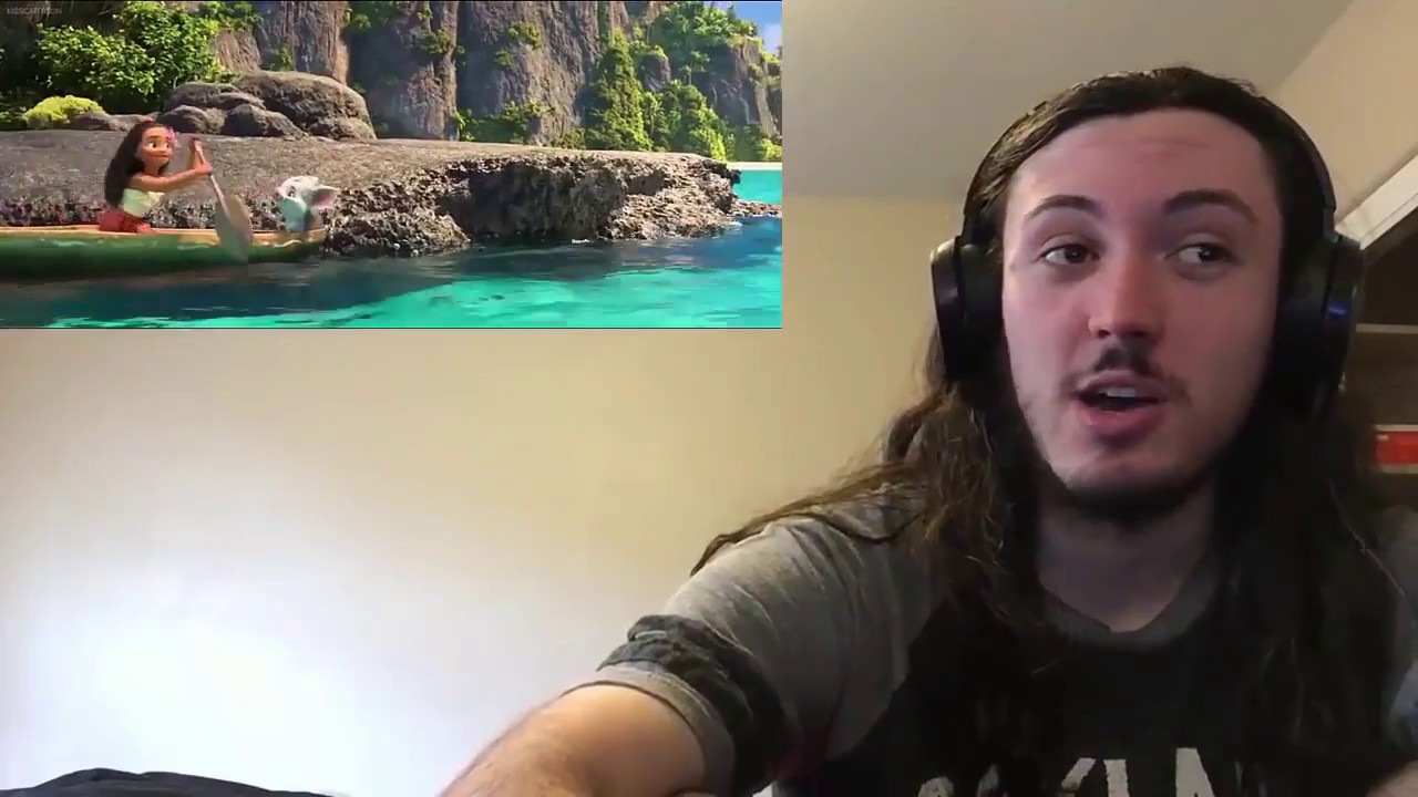 theflamingshark reaction to moana songs