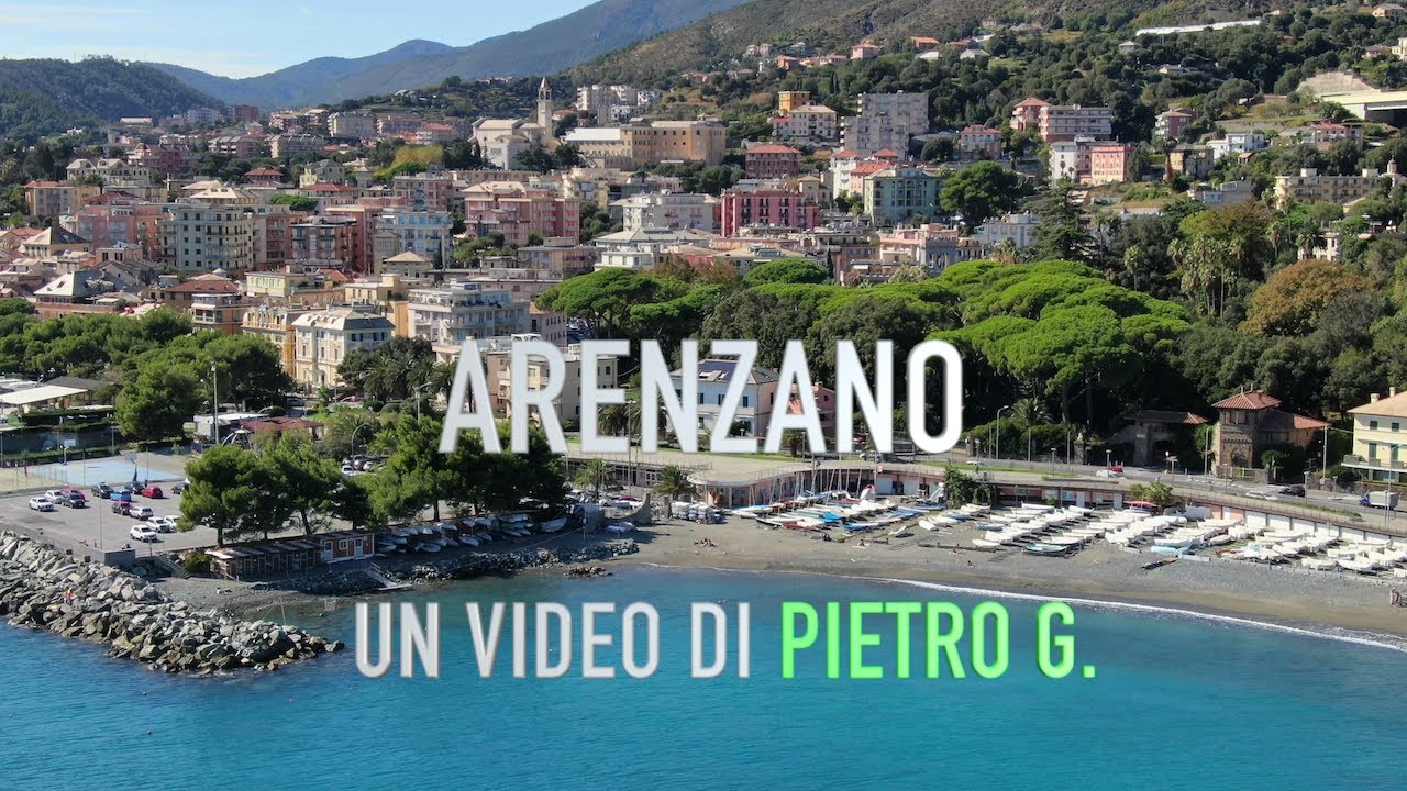 ARENZANO (GE) IN 4K.BREVE VOLO CON DRONE FIMI X8SE 2020