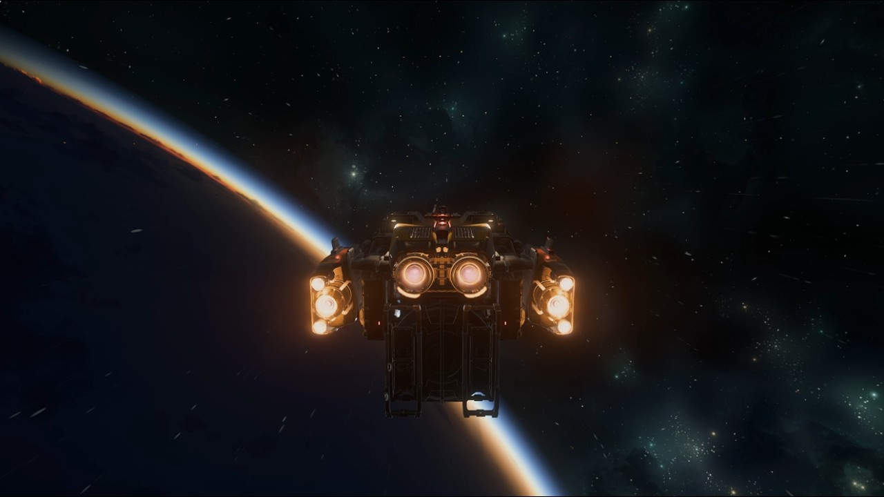 STAR CITIZEN DRAKE Golem sunrise