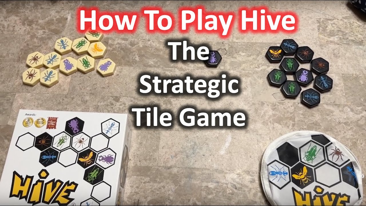 How To Play Hive, Strategic Tile Game | The DIY Guide | Ep 63