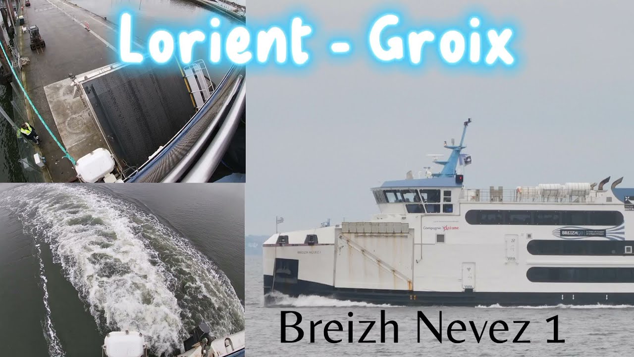 A bord du BREIZH NEVEZ 1 Lorient➔Groix.