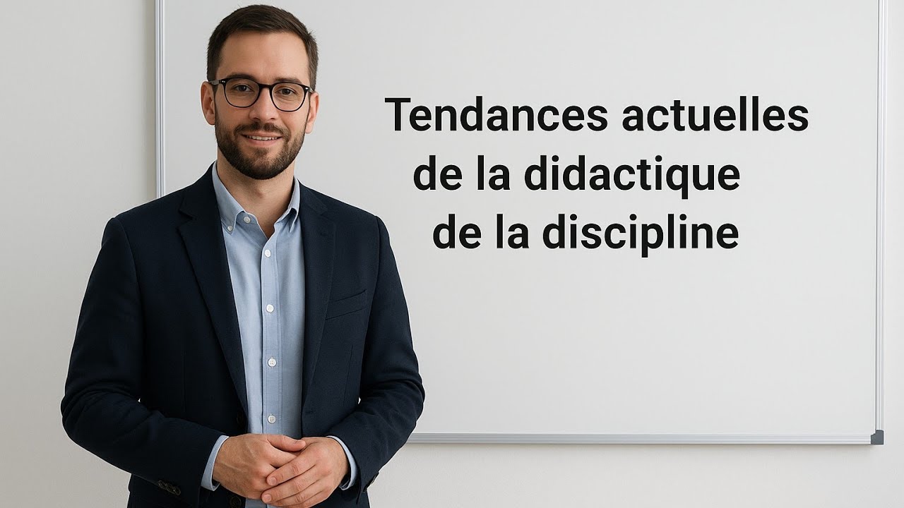 Tendances actuelles de la didactique de la discipline (préparation au concours d'enseignements fr) 