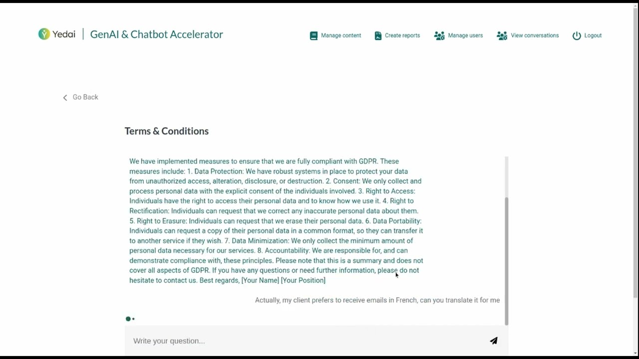 Yedai Accelerator: Your company knowledge under control powered by AI
