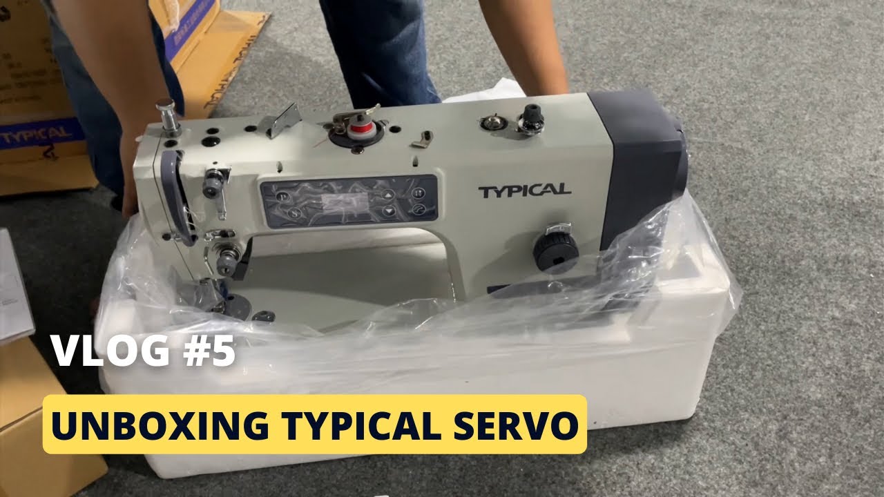 Vlog #5 Mesin Jahit Servo Typical GC 6158 MD