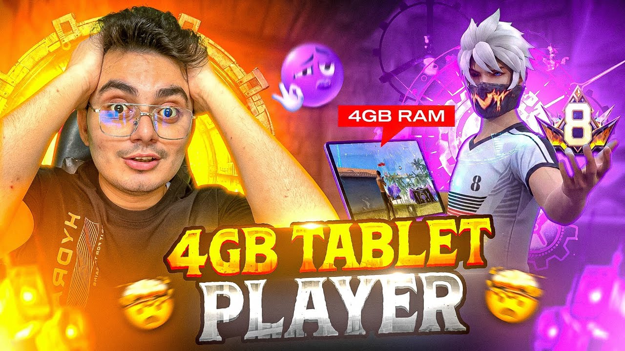 This Player Use 4GB RAM Tablet 🤡 But His ID Is Worth 2.5 Lakh 💸