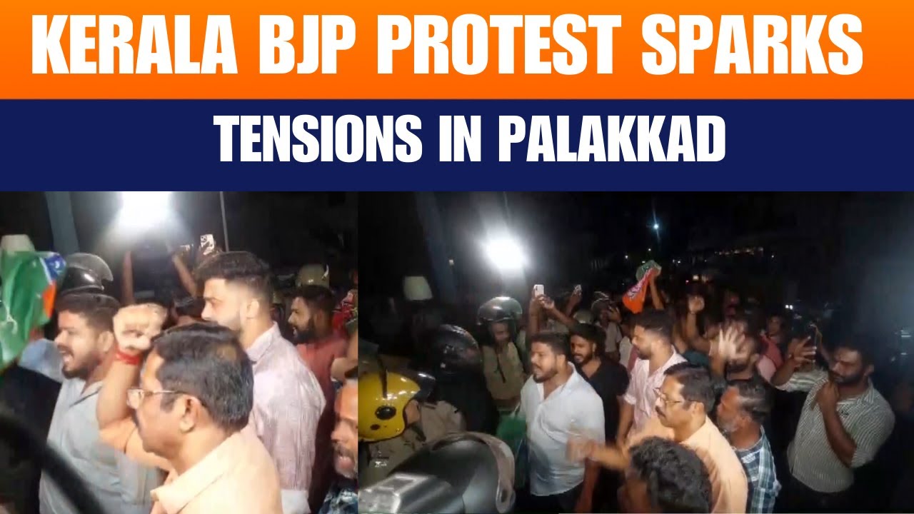 Kerala | Palakkad BJP Workers Protest Against MLA Rahul Mamkootathil | News9